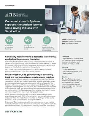 Community Health Systems Case Study SAM 1