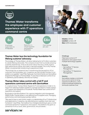 Thames Water Case Study ITSM and Orchestration 1 1